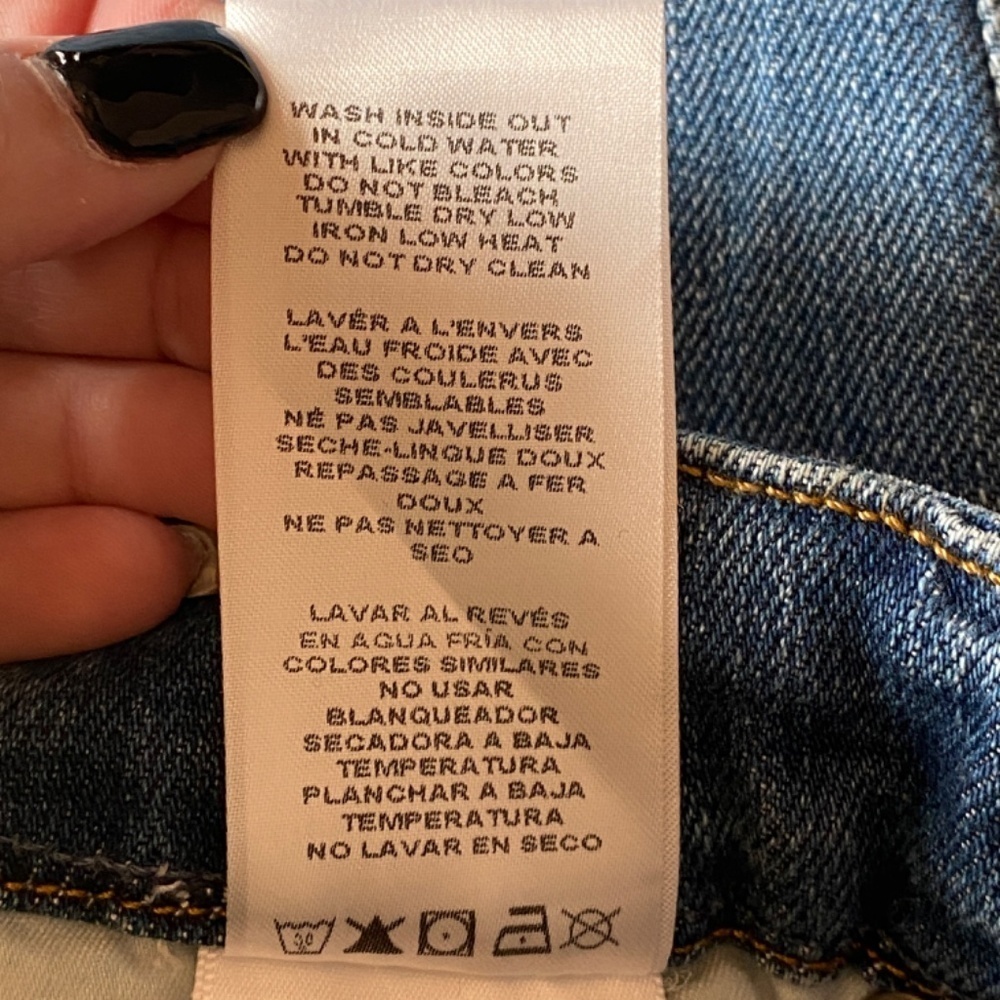 New! Good American Good Curve Straight Jean in Indigo nwt 33906 - Picture 15 of 16